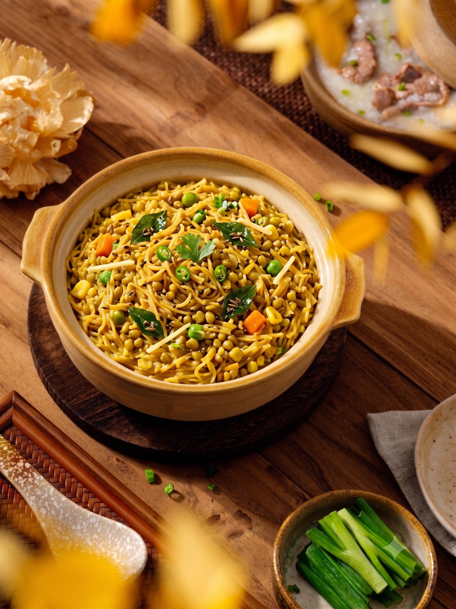 Aallya Moong Dal Horsegram (Kollu) Vermicelli Khichdi