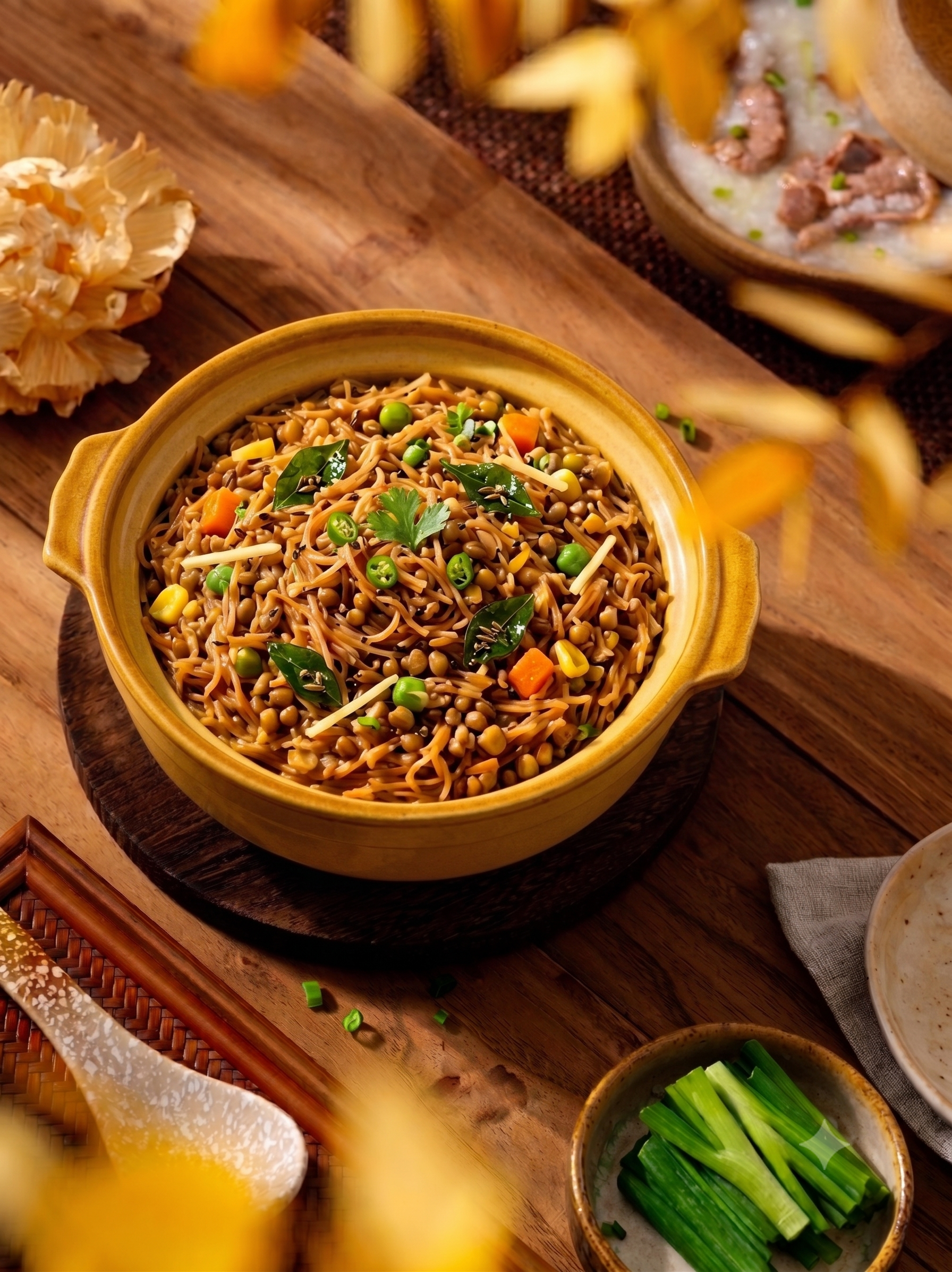 Aallya Pepper Cumin Horsegram (Kollu) Vermicelli Khichdi (Pongal Style)